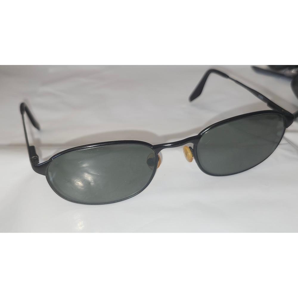 Ray-Ban W 3079 Black Metal Oval Sunglasses Frames Only Made in Italy